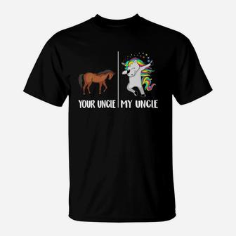 Your Uncle My Uncle Unicorn T-shirt Funny Dabbing Cute Dab T-Shirt - Seseable