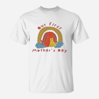 1st Mothers Day Animal Lover First Mothers Day T-Shirt - Seseable
