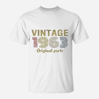 58th Birthday Vintage 1963 T-Shirt - Seseable
