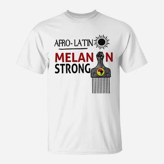 Afro Latino Puerto Rico Dominican Republic Cuba Colombia Mexico T-Shirt - Seseable
