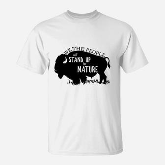 Alt Us National Park Service - Bison T-Shirt - Seseable