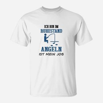 Angeln Ich Bin Im Ruhestand T-Shirt - Seseable