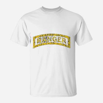 Army Ranger Enlarged Ranger Tab T-Shirt - Seseable