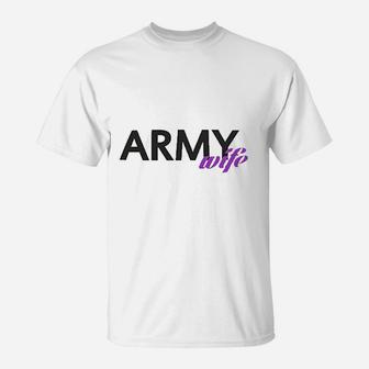 Army Wife Pt Physical Training T-Shirt - Seseable