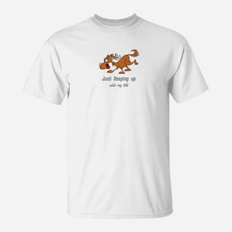 Art Funny Dog Agility Red Spaniel T-Shirt - Seseable