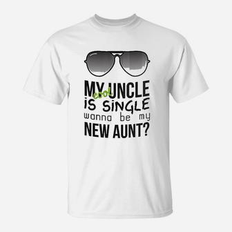 Aunt Uncle Mug Funny Nephew Niece Quote Engagement Couple T-Shirt - Seseable