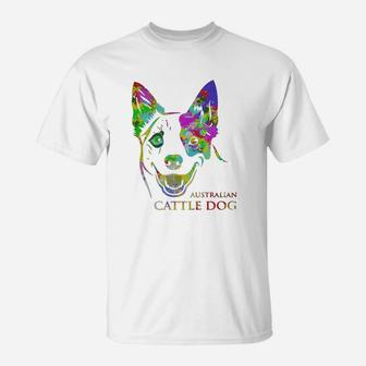Australian Cattle Dog Arts T-Shirt - Seseable