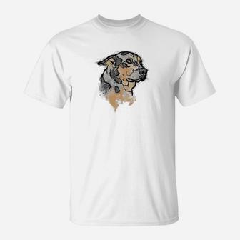 Australian Cattle Dog Blue Heeler Street Art T-Shirt - Seseable