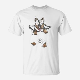 Australian Cattle Dog Scratch T-Shirt | Seseable CA