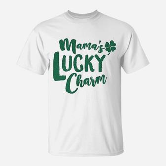 Baby Mamas Lucky Charm Funny Irish Shamrock Saint Patricks Day T-Shirt - Seseable