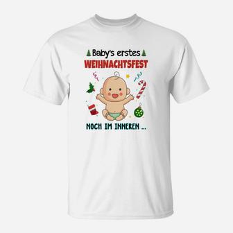 Babys Erstes Weihnachtsfest T-Shirt - Seseable