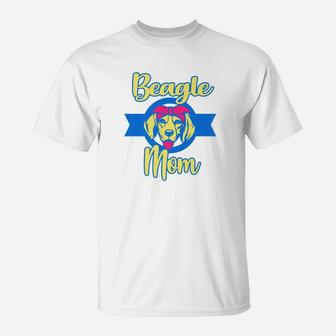 Beagle Mom Funny Dog Lover Owner Gift Women Wife T-Shirt - Seseable