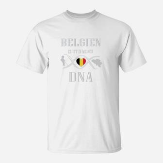 Belgien Es Ist In Meiner Dna T-Shirt - Seseable