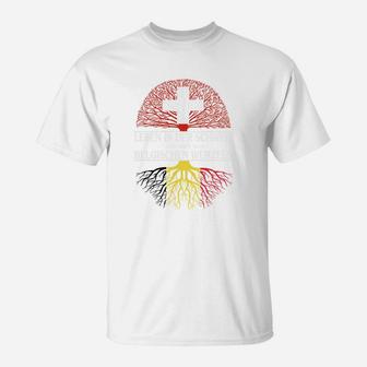Belgischen Wurzeln Schweiz T-Shirt - Seseable