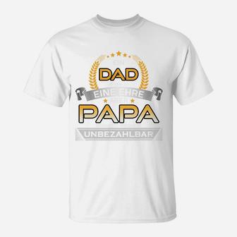 Beschränkung Papa Unbällbar T-Shirt - Seseable