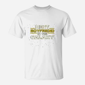 Best Boyfriend In Galaxy Friends Gift, best friend gifts T-Shirt - Seseable