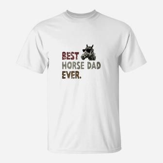 Best Horse Dad Ever Vintage T-Shirt - Seseable