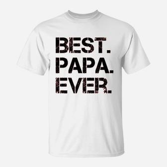 Best Papa Ever Cute T-Shirt - Seseable