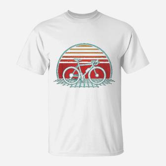 Bicycle Retro Vintage Cycling 70s 80s Style T-Shirt - Seseable