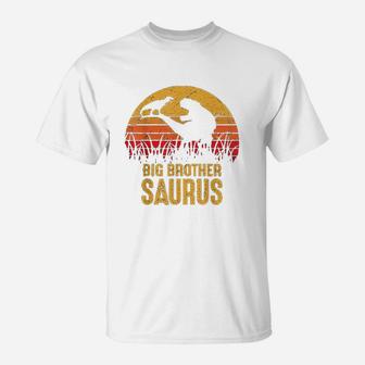 Big Brother Saurus Matching Family Dinosaur T-Shirt - Seseable