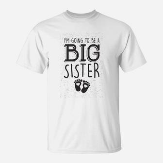 Big Sister For Dogs I Am Going To Be A Big Sister T-Shirt - Seseable