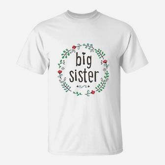 Big Sisters And Little Sisters Sibling T-Shirt - Seseable
