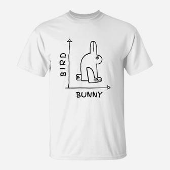 Bird Or Bunny Optical Illusion Shirt T-Shirt - Seseable