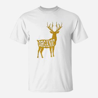 Bow Hunting Gear Vintage Organic Deer Outdoors Archery Gift T-Shirt - Seseable