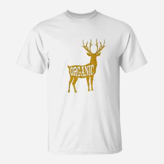 Bow Hunting Gear Vintage Organic Deer Outdoors Archery T-Shirt - Seseable