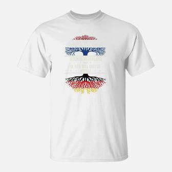 Buntes Baumdruck T-Shirt für Herren | Natur und Freiheit - Seseable