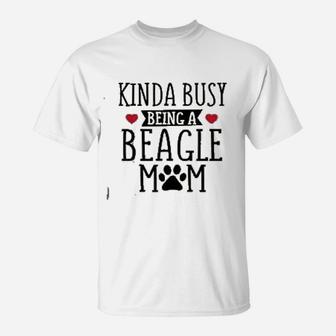 Busy Beagle Mom Beagle Mom T-Shirt - Seseable