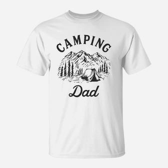 Camping Dad Cool Outdoor Vacation Fathers Day T-Shirt - Seseable