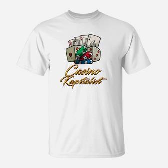 Casino Kapitalist Herren T-Shirt mit Motiv, Lustiges Spieler Tee - Seseable