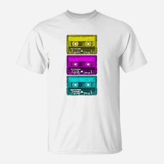 Cassette Tape Mixtape Retro Music 80s Vintage T-Shirt - Seseable