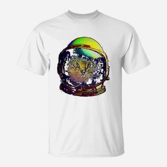 Catronaut Cat Astronaut Cat In Space Suit T-Shirt - Seseable