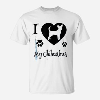 Chihuahua Design For Chihuahua Dog Lovers T-Shirt - Seseable