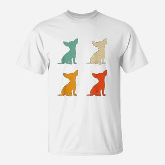 Chihuahua Gift For Dog Lover Retro Chihuahua Vintage Dog T-Shirt - Seseable