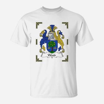 Coat Of Arms Wood Family Crest T-Shirt - Seseable
