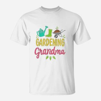 Cute Gardening Grandma Gift Funny Vegetable Garden Gardener T-Shirt - Seseable