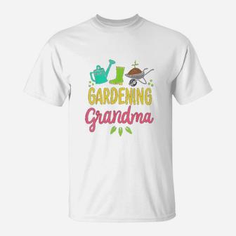 Cute Gardening Grandma Gift Funny Vegetable Garden Gardener T-Shirt - Seseable