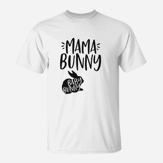 Cute Mama Bunny Baby Bunny T-Shirt - Seseable