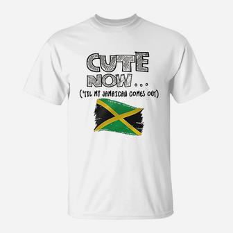 Cute Now Toddler Jamaica Til My Jamaican Comes Out T-Shirt - Seseable