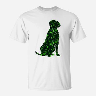 Cute Shamrock Cane Corso Mom Dad Gift St Patricks Day Awesome Dog Lovers Gift T-Shirt - Seseable