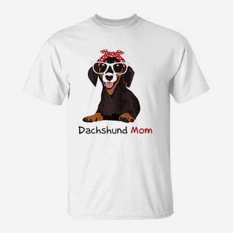 Dachshund Mom Dachshund Dog T-Shirt - Seseable