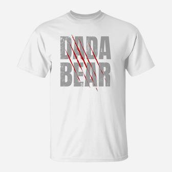 Dada Bear Funny Distressed For The Best Dads T-Shirt - Seseable