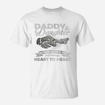 Daddy And Daughter Not Always Eye To Eye T-Shirt - Seseable