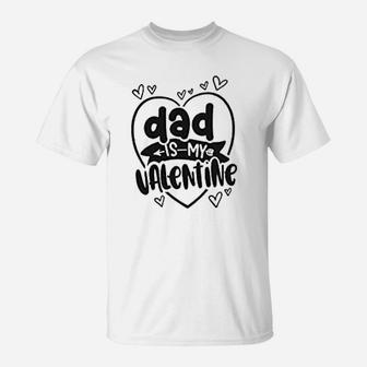 Daddy And Daughter Valentine T-Shirt - Seseable