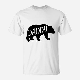 Daddy Bear Gift For Father Dad, dad birthday gifts T-Shirt - Seseable