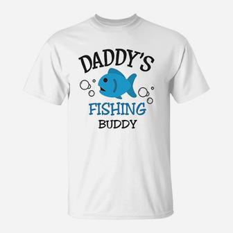 Daddys Dad Father Fishing Buddy Style B Fathers Day T-Shirt - Seseable
