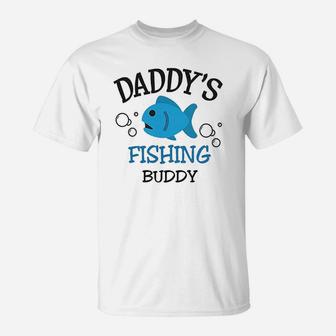 Daddys Dad Father Fishing Buddy Style B Fathers Day T-Shirt - Seseable